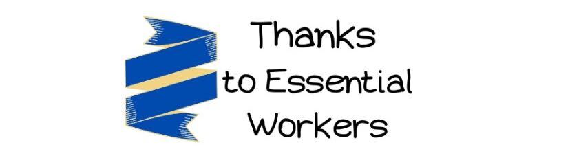 Thanks to Essential Workersのロゴ